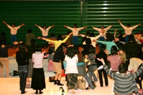 岩短学生による創作体操　「みんなも一緒に体を動かそう！」